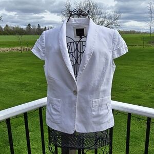 The Limited White Suit Jacket, EUC